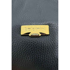 Baldinini Trend Blue Cowhide Clutch Bag