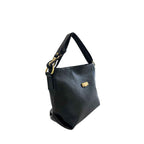 Baldinini Trend Black Cowhide Clutch Bag