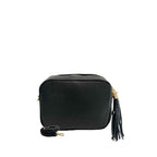 Baldinini Trend Black Cowhide Crossbody Bag