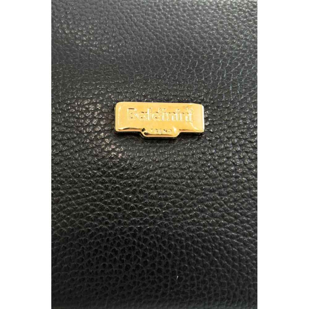 Baldinini Trend Black Cowhide Crossbody Bag