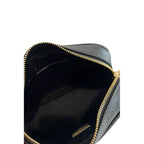 Baldinini Trend Black Cowhide Crossbody Bag