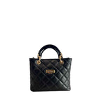 Baldinini Trend Black Cowhide Shoulder Bag