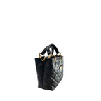 Baldinini Trend Black Cowhide Shoulder Bag