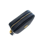 Baldinini Trend Blue Cowhide Crossbody Bag