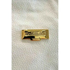 Baldinini Trend White Cowhide Clutch Bag