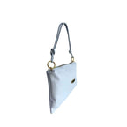 Baldinini Trend Blue Cowhide Clutch Bag