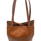 Baldinini Trend Brown Cowhide Clutch Bag