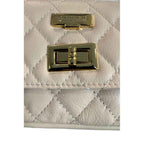 Baldinini Trend Beige Cowhide Crossbody Bag