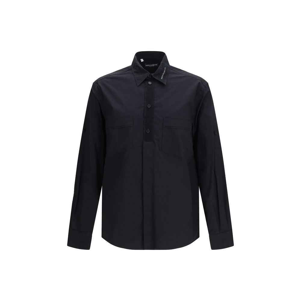 Dolce & Gabbana Black Cotton Shirt