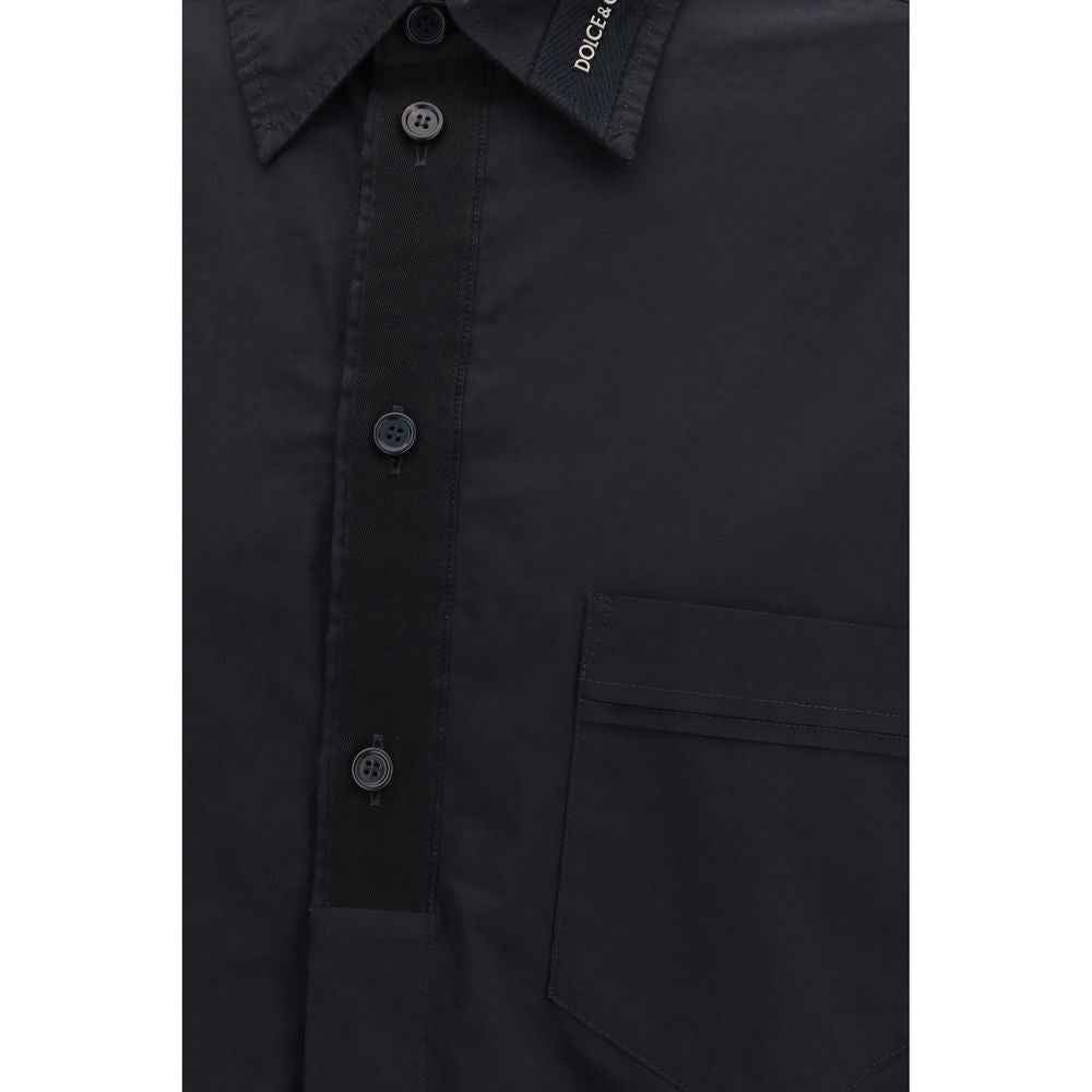 Dolce & Gabbana Black Cotton Shirt