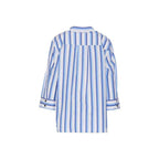 Ganni Blue Cotton Pattern Shirt