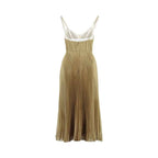 Prada Gold Polyester Casual Dress