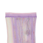 Missoni Purple Cotton Long Skirt