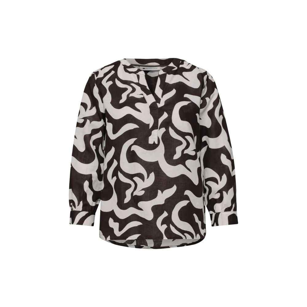 Street One Brown Linen Blouse