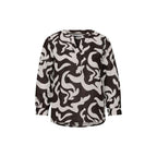 Street One Brown Linen Blouse