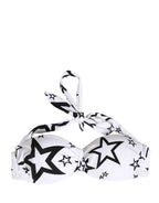 Dolce & Gabbana White Millennials Star Padded Bandeau Underwear