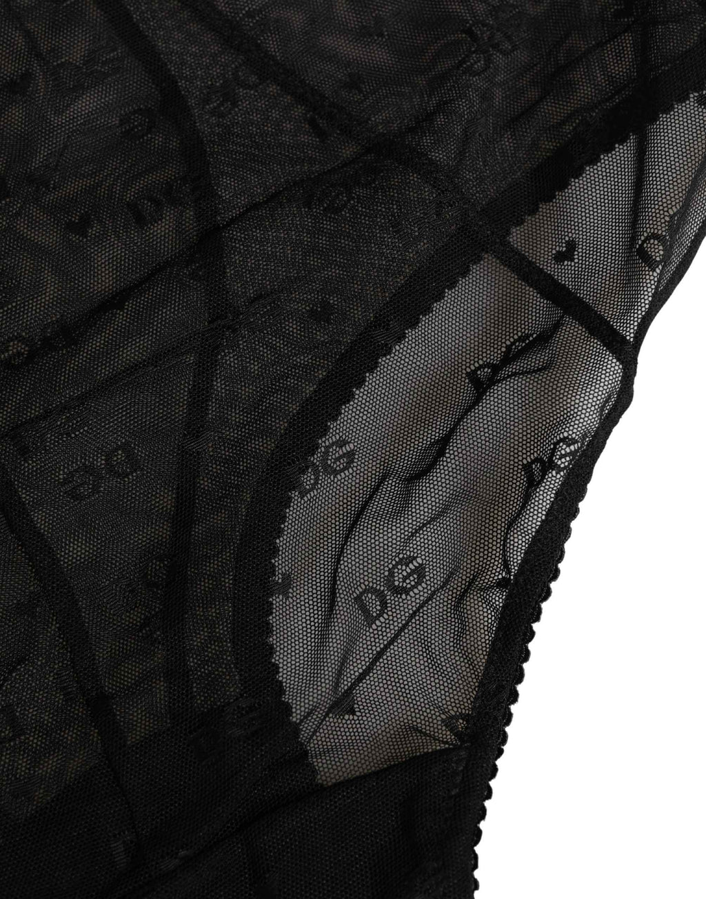 Dolce & Gabbana Black Nylon Stretch Slip Girdle Panty Underwear