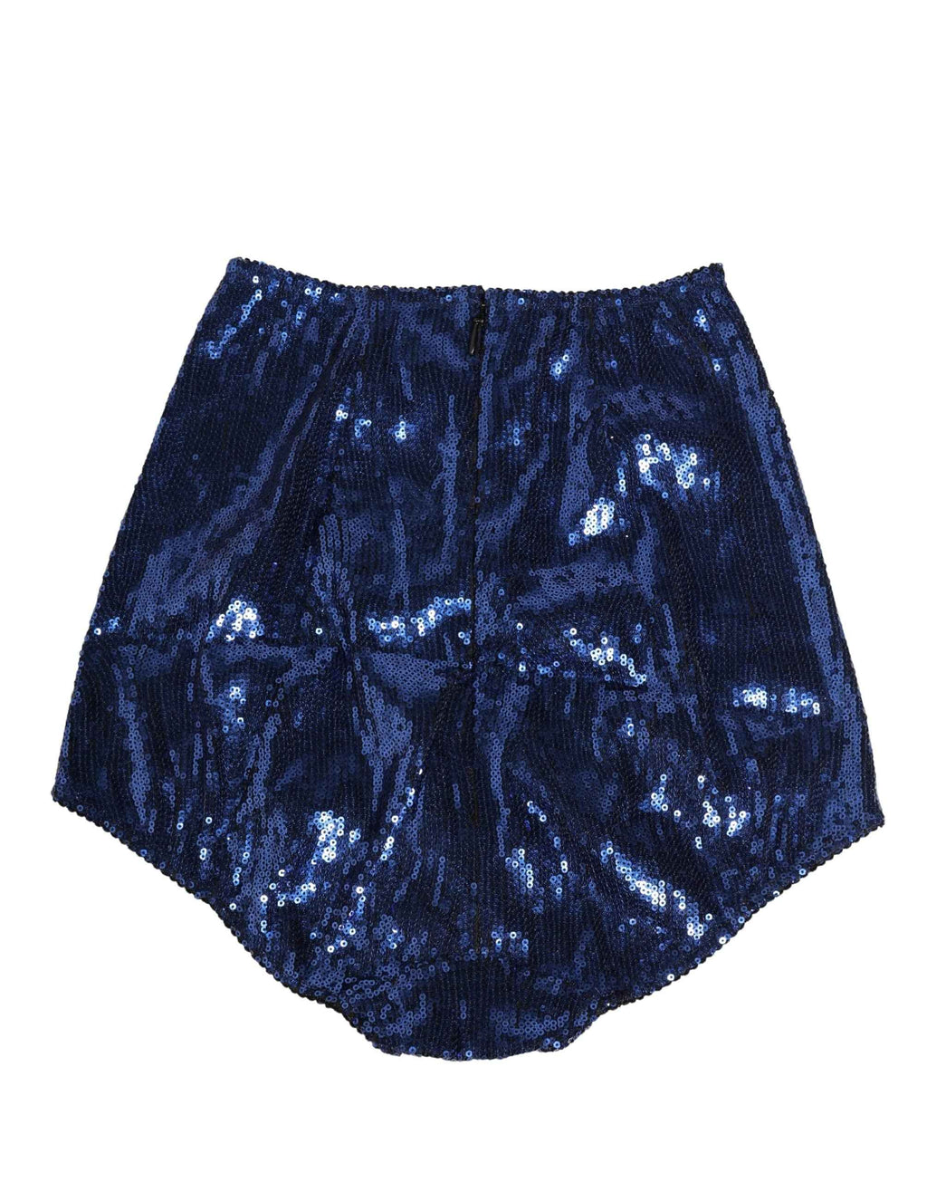 Dolce & Gabbana Blue Sequined High Waist Girdle Panty Underwear