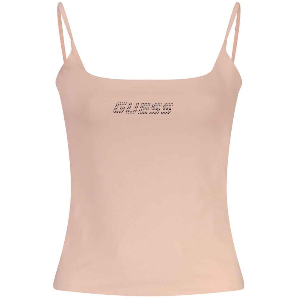 Guess Jeans Pink Cotton Women's Tank