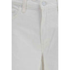 Mother Denim White Cotton Jeans Denim