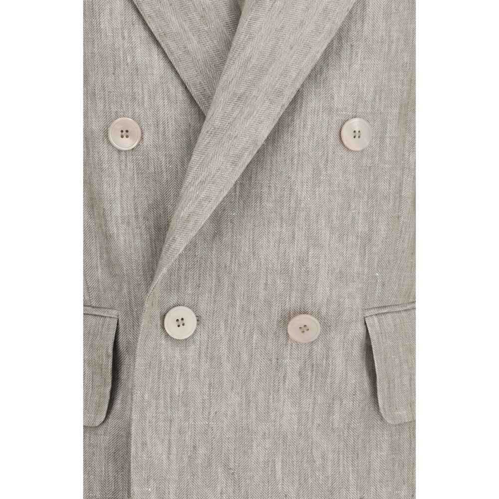 Max Mara Beige Linen Blazer