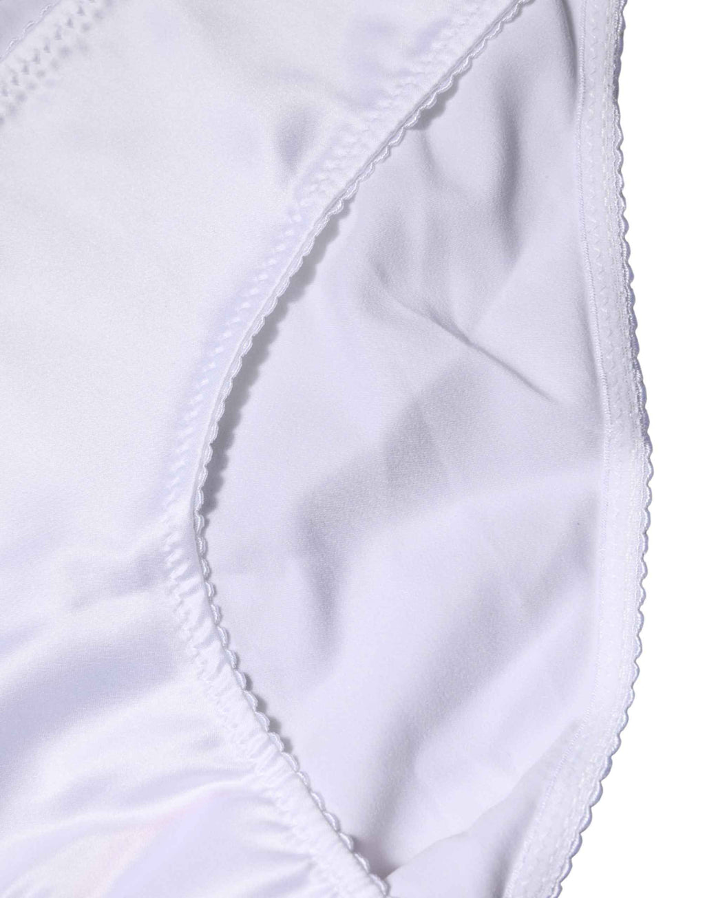 Dolce & Gabbana White Silk Stretch Mid Waist Brief Panty Underwear