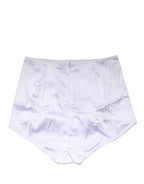 Dolce & Gabbana White Silk Blend High Waist Girdle Panty Underwear
