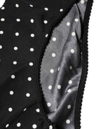 Dolce & Gabbana Black Polka Dots Mid Waist Brief Panty Underwear