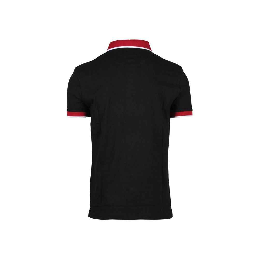 North Sails Black Cotton Polo Shirt