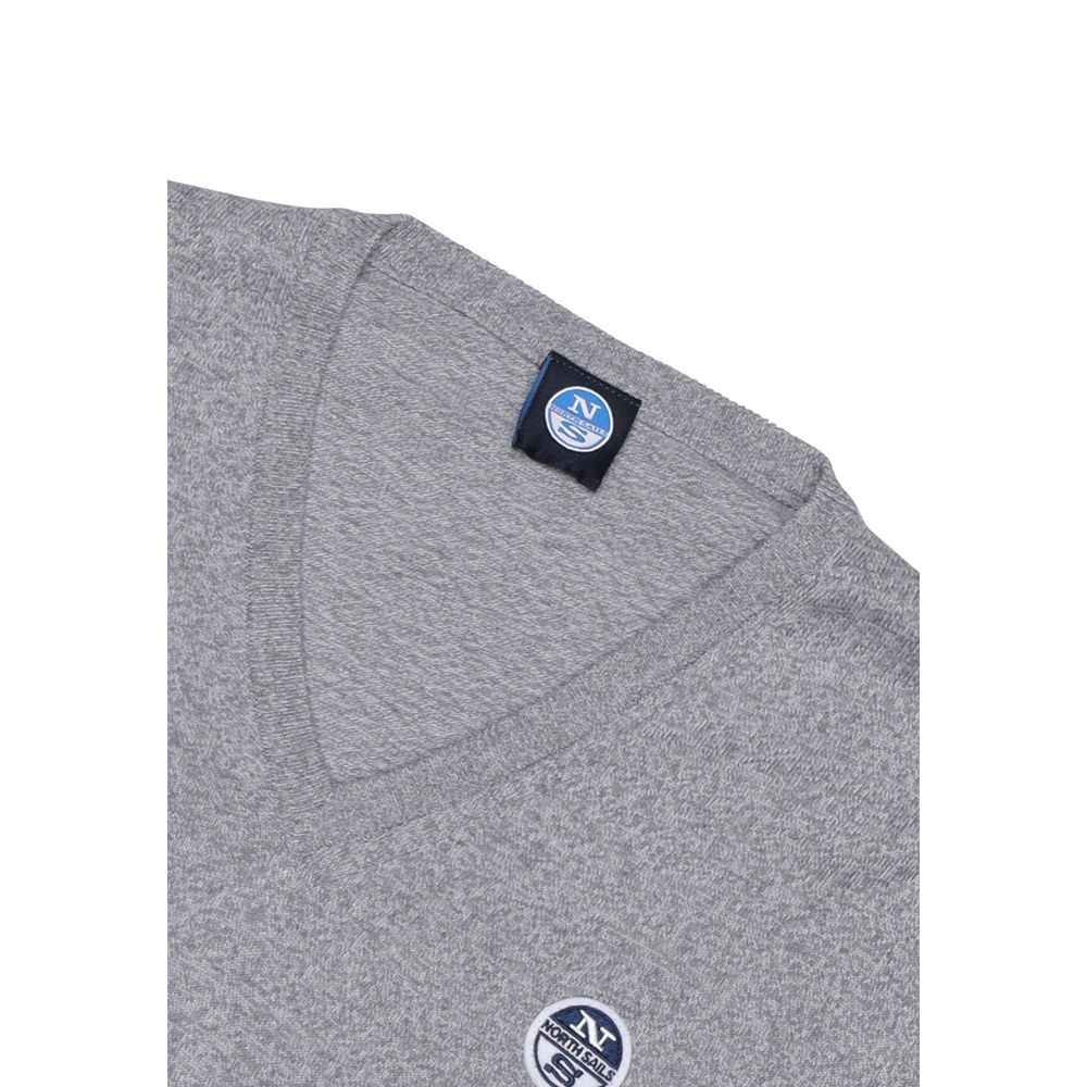 North Sails Gray Cotton Sweatshirt