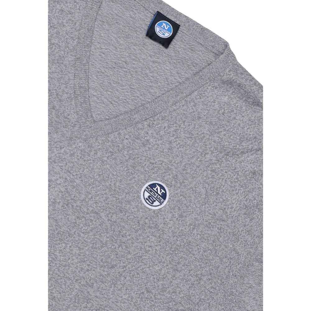 North Sails Gray Cotton Sweatshirt