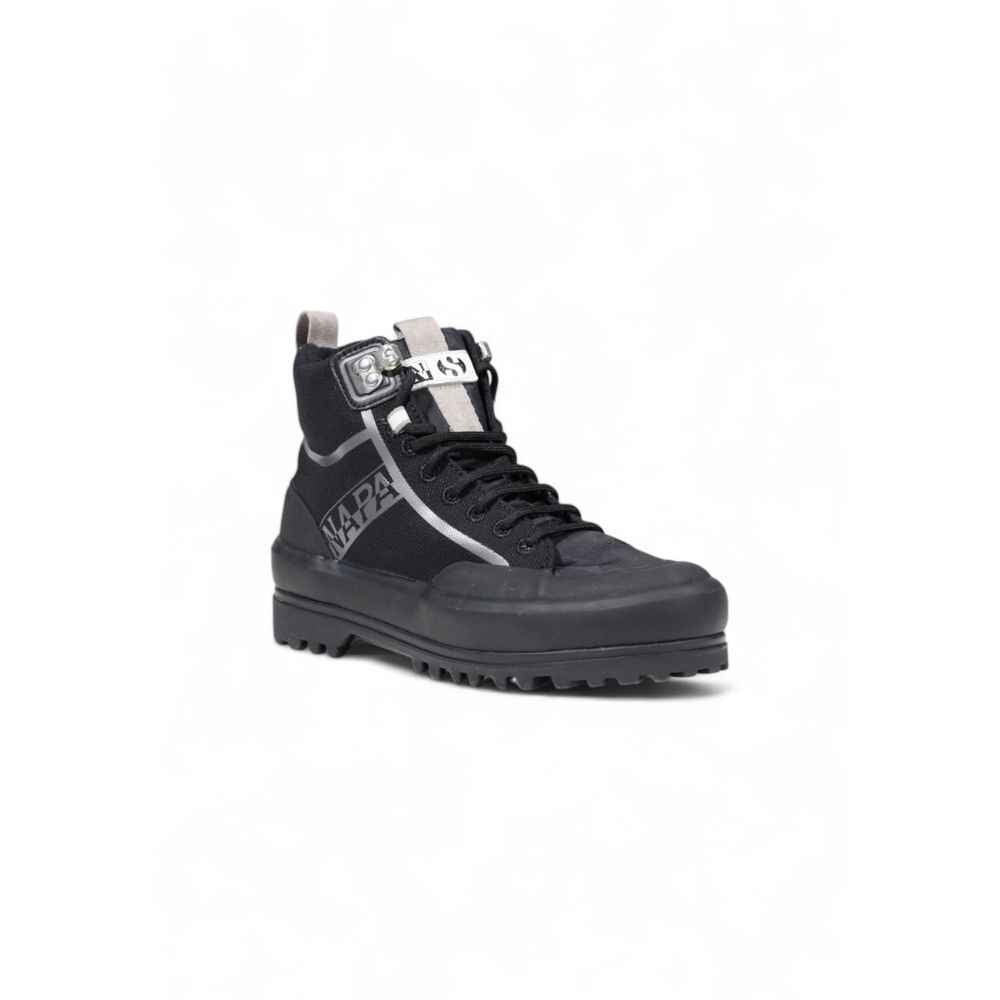 Superga Black Fabric Athletic Sneakers