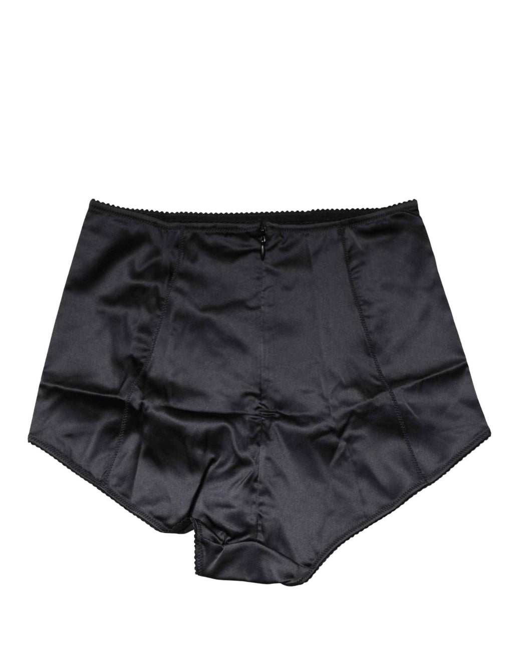 Dolce & Gabbana Black Silk Blend High Waist Girdle Panty Underwear