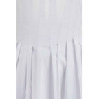 Max Mara White Cotton Casual Dress