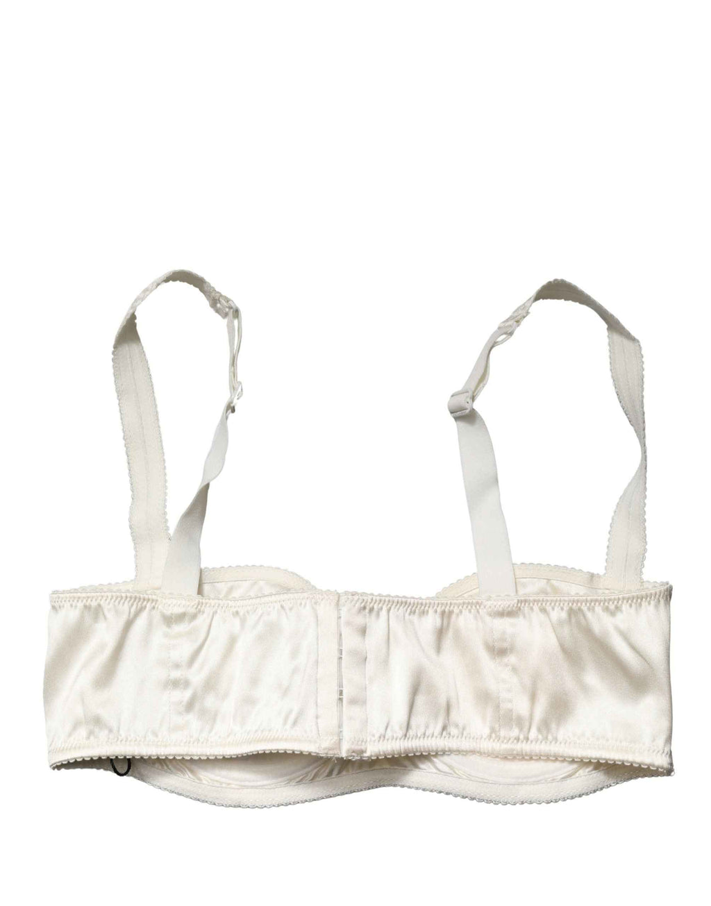 Dolce & Gabbana Off White Semi-Pad Underwire Balconette Bra Underwear