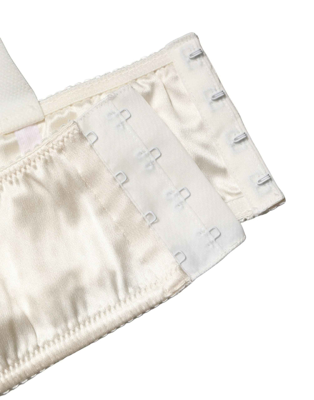 Dolce & Gabbana Off White Semi-Pad Underwire Balconette Bra Underwear