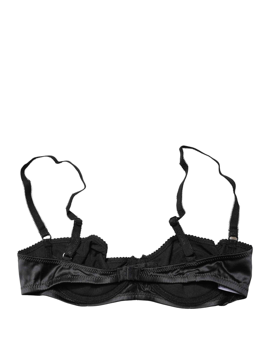 Dolce & Gabbana Black Semi-Pad Underwire Balconette Bra Underwear