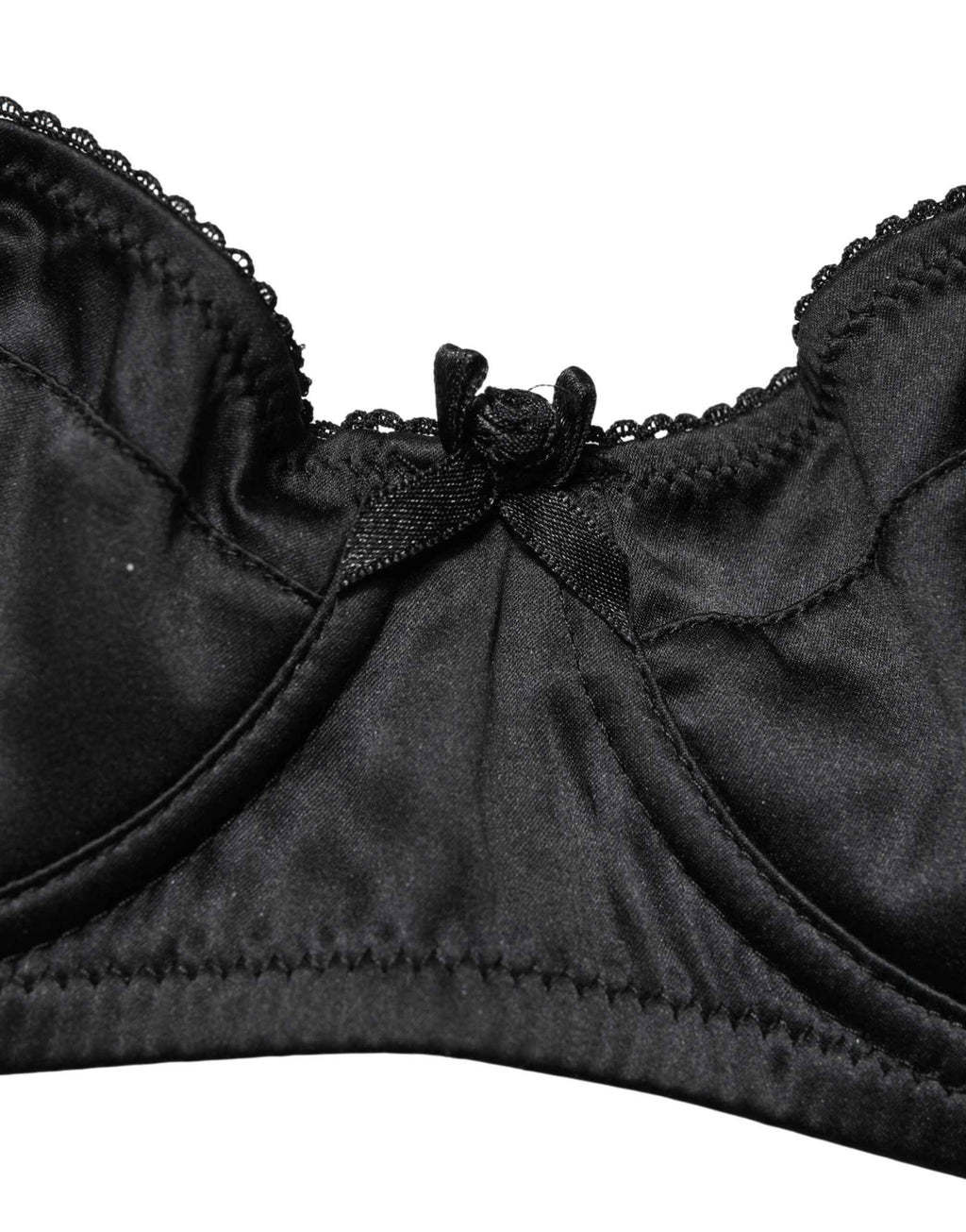 Dolce & Gabbana Black Semi-Pad Underwire Balconette Bra Underwear