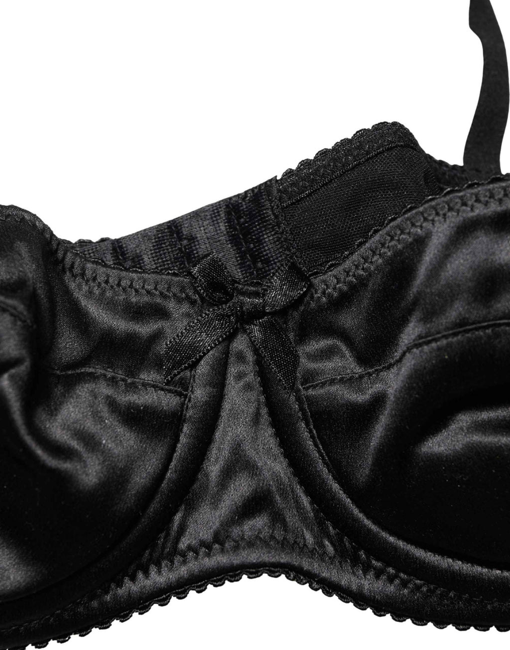 Dolce & Gabbana Black Semi-Pad Underwire Balconette Bra Underwear