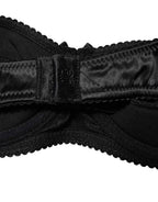 Dolce & Gabbana Black Semi-Pad Underwire Balconette Bra Underwear