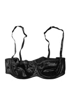 Dolce & Gabbana Black Semi-Pad Underwire Balconette Bra Underwear
