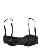 Dolce & Gabbana Black Semi-Pad Underwire Balconette Bra Underwear