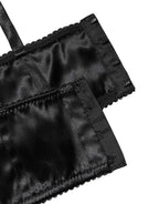 Dolce & Gabbana Black Semi-Pad Underwire Balconette Bra Underwear