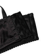 Dolce & Gabbana Black Semi-Pad Underwire Balconette Bra Underwear