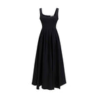 Max Mara Black Cotton Casual Dress