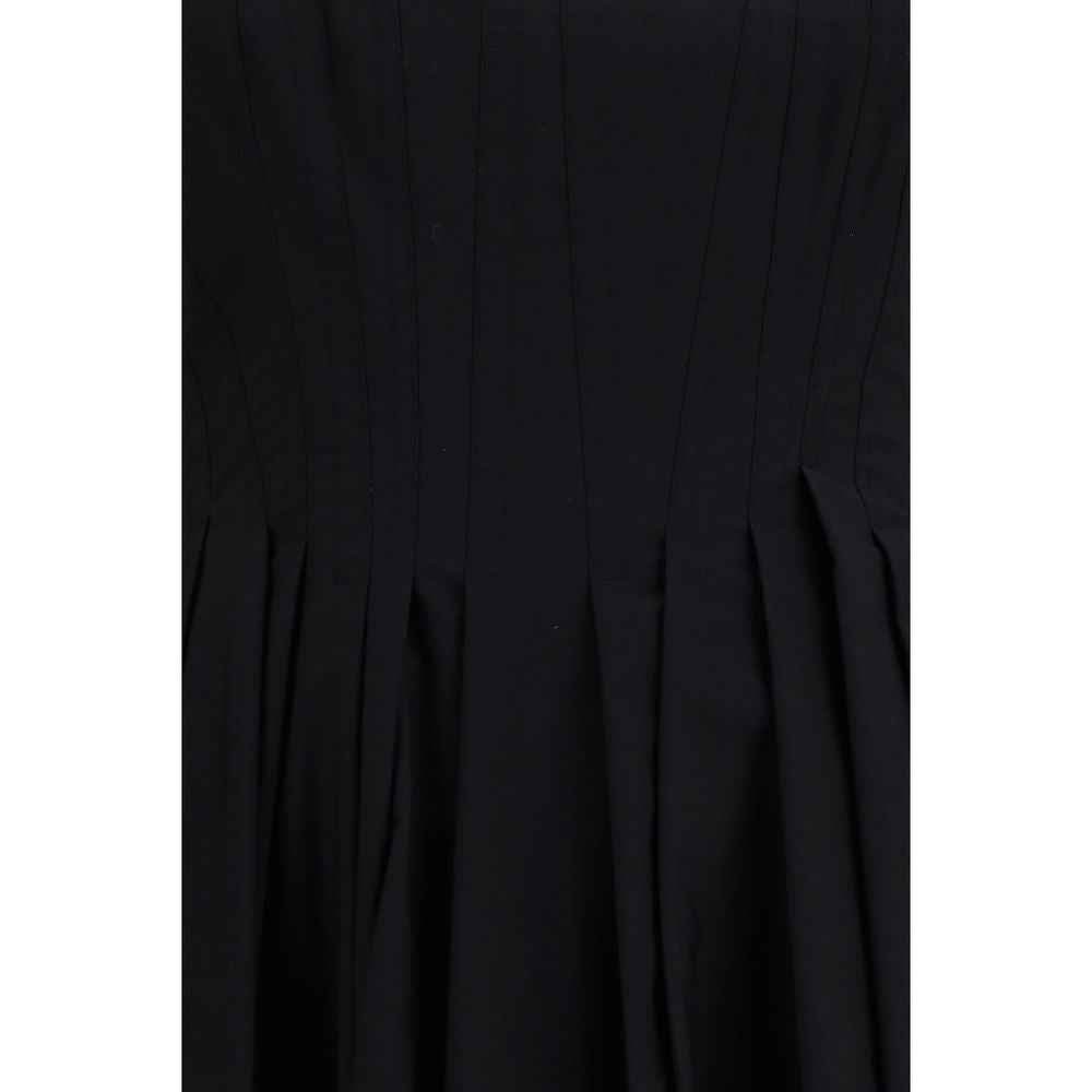 Max Mara Black Cotton Casual Dress