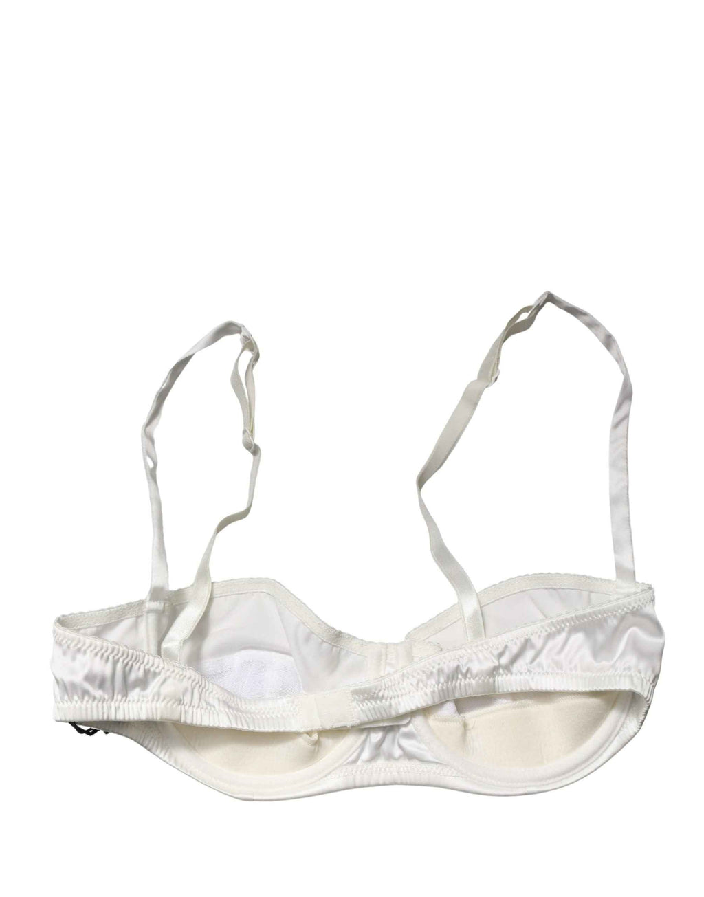 Dolce & Gabbana White Semi-Pad Underwire Balconette Underwear