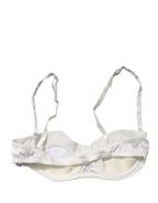Dolce & Gabbana White Semi-Pad Underwire Balconette Underwear