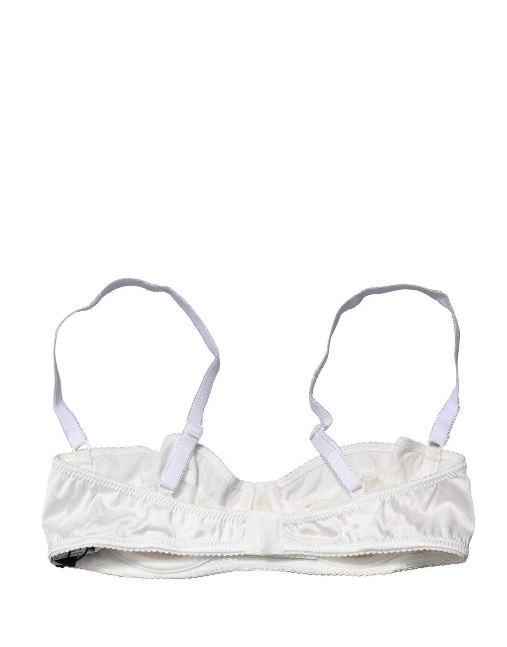 Dolce & Gabbana White Semi-Pad Underwire Balconette Bra Underwear
