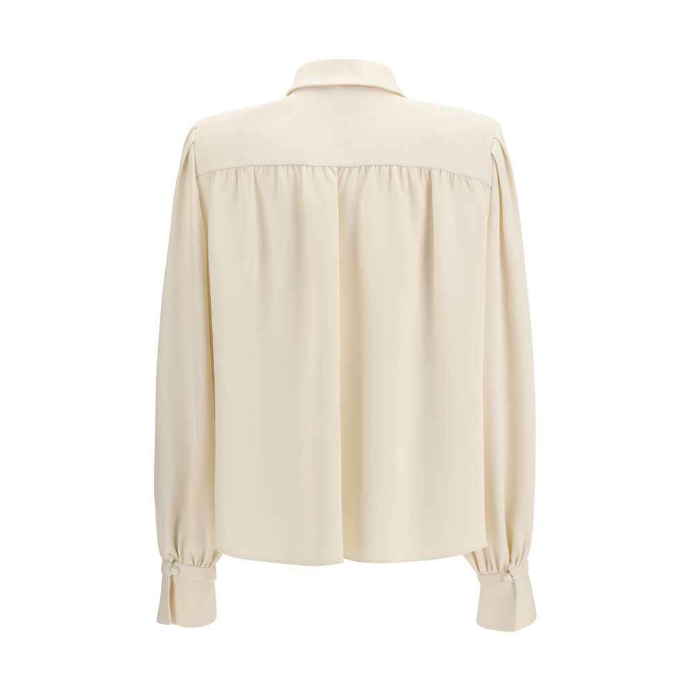Valentino Beige Silk Shirt